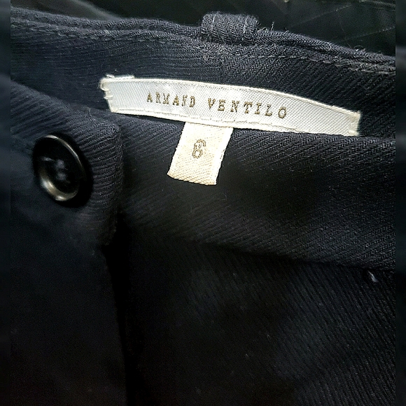 Armand Ventilo Navy Crop Pant Size 6 - Picture 7 of 7